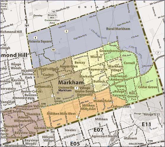 Markham Neighbourhoods  Markham Ontario